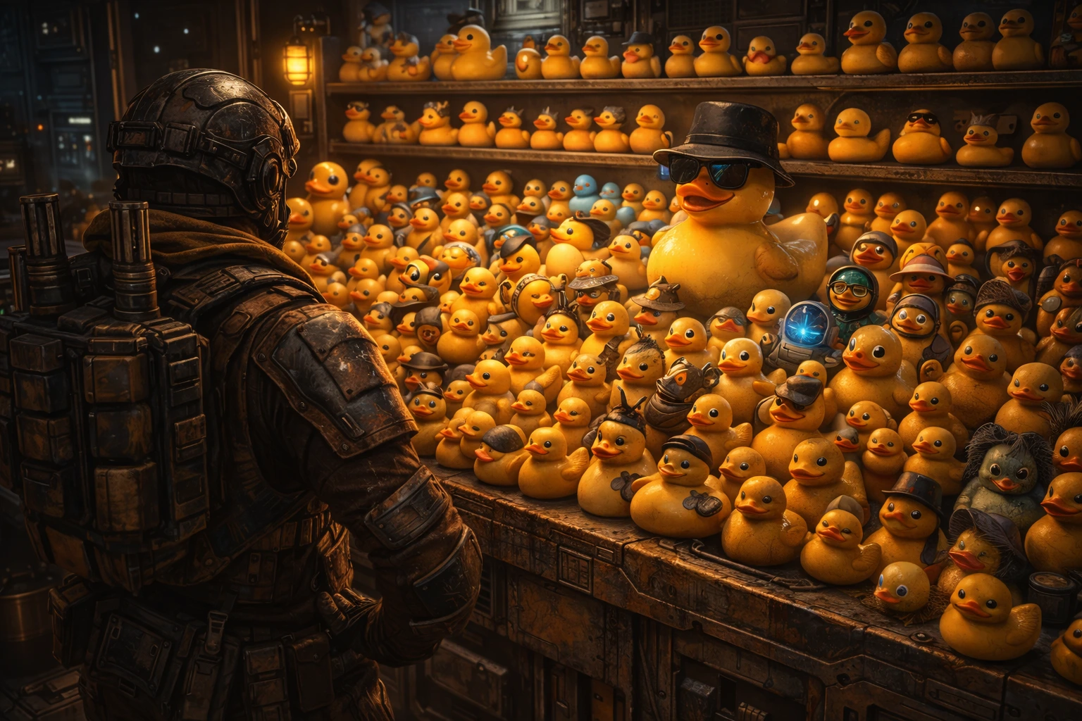 rubber ducks